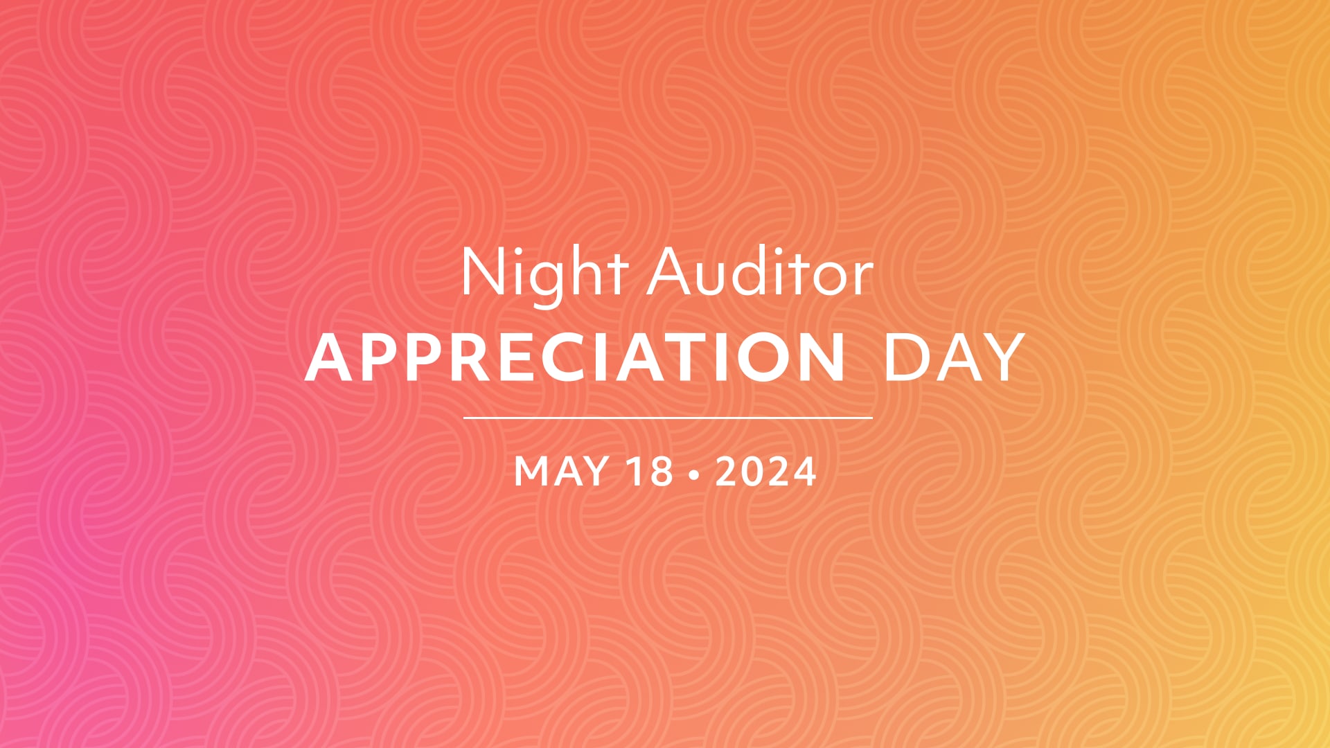 Night Auditor Appreciation Day